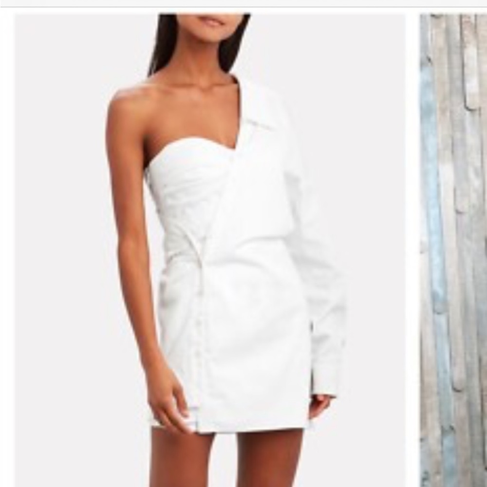 RtA White One-Shoulder Dress